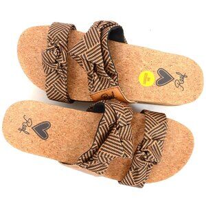 REEF Women's 9 Sandals Knotty Vista Hi Beach Summer Vacation Comfort Slides